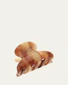 France Luxe Mini Couture Jaw Clip In Caramel
