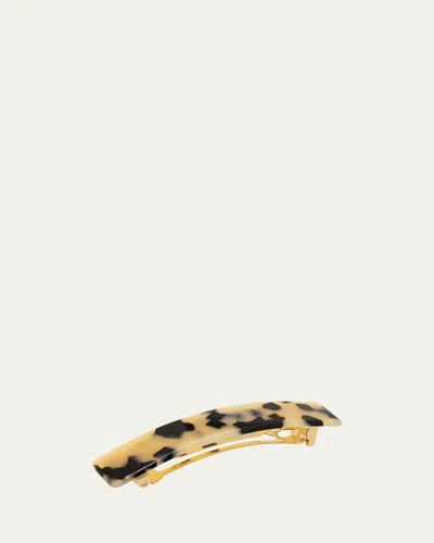 France Luxe Mottled Classic Rectangle Barrette