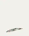 France Luxe Oblong Tige Boule Barrette In South Sea