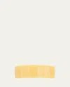 France Luxe Rectangle Volume Barrette - Classic In Straw