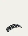 France Luxe Rectangle Volume Barrette In Dynamo