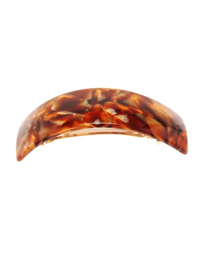 France Luxe Rectangle Volume Barrette In Lasco