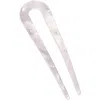 France Luxe Skinny Flex Chignon Hair Pin In Nacro White