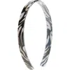 France Luxe Skinny Headband In Black