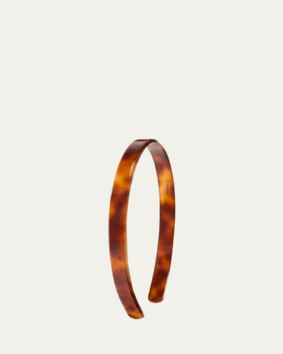 France Luxe Skinny Ultra-comfort Headband In Brown