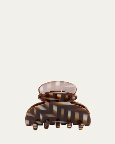 France Luxe Small Couture Jaw - Classic In Saddle
