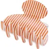 France Luxe Small Couture Jaw Clip In Orange