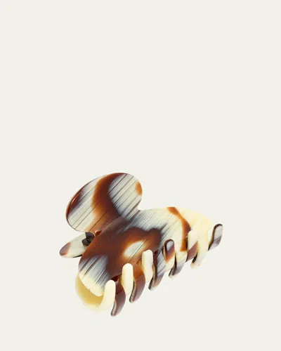 France Luxe Small Couture Jaw Clip In Natural Horn