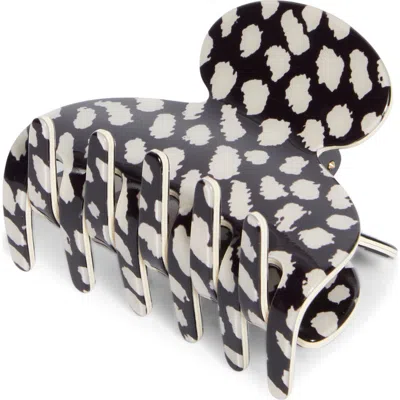 France Luxe Small Couture Jaw Clip In Orange