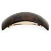 France Luxe Rectangle Volume Barrette In Brown