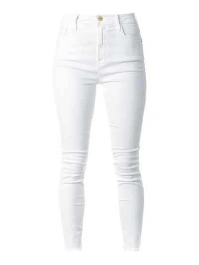 France Production By Catherine Puget Vintage Ali Skinny Jeans In White