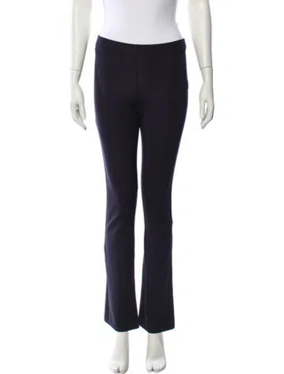 Pre-owned Frances De Lourdes Straight Leg Pants In Blue