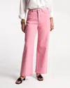 Frances Valentine Ace Solid Stretch Denim Jeans In Pink