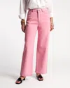 Frances Valentine Ace Solid Stretch Denim Jeans In Pink In Pink