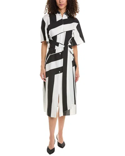 Frances Valentine Amanda Shirtdress In Black