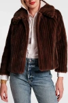 Frances Valentine Babe Jacket In Brown