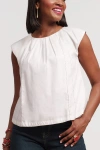 Frances Valentine Bailey Top Solid In White