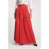 Frances Valentine Ball Skirt In Red