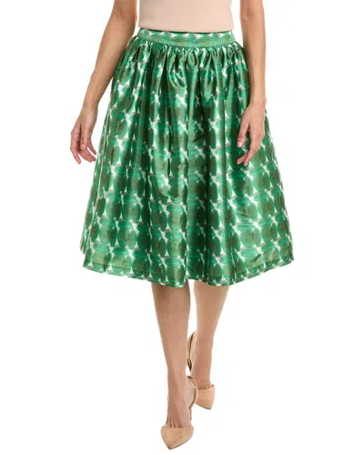 Frances Valentine Barbara Midi Skirt In Green