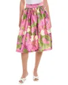 Frances Valentine Barbara Midi Skirt In Pink