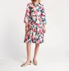 FRANCES VALENTINE BELLINI DRESS IN PINK LOTUS