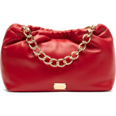 Frances Valentine Bici Leather Crossbody Bag In Red