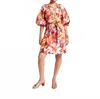 Frances Valentine Bliss Mini Dress In Sun Floral In Multi
