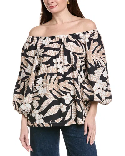 Frances Valentine Bliss Top In Black