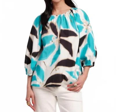 FRANCES VALENTINE BLISS TOP IN BANANA LEAF