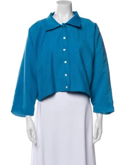 Pre-owned Frances Valentine Bolero In Blue