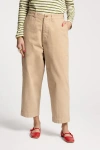 Frances Valentine Boyfriend Khaki Cotton In Tan