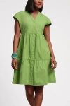 Frances Valentine Breezy Mini Dress In Green