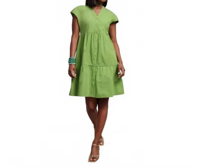 FRANCES VALENTINE BREEZY MINI DRESS IN GREEN