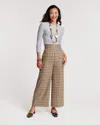 Frances Valentine Bryant Wool Pant Baby Houndstooth In Multi