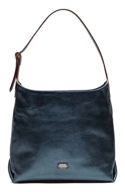 Frances Valentine Brynn Leather Hobo In Blue