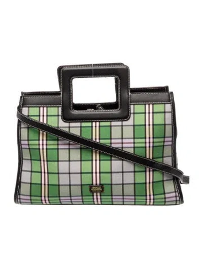 Pre-owned Frances Valentine Canvas Shoulder Bag In Multi