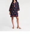 Frances Valentine Capri Peacock Tunic In Blue