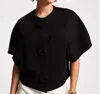 Frances Valentine Carnegie Shrug Regular And Plus Size Sweater In Black