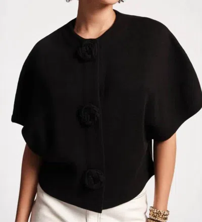 Frances Valentine Carnegie Shrug In Black