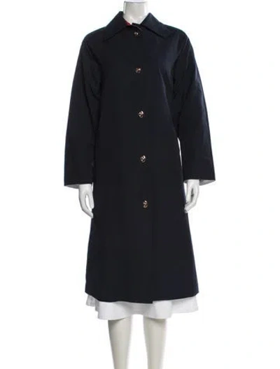 Pre-owned Frances Valentine Coat In Blue