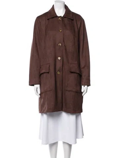 Pre-owned Frances Valentine Coat In Brown