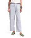 Frances Valentine Coleman Pant Stripe Seersucker In Blue