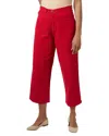 Frances Valentine Corduroy Wide Leg Pan In Red