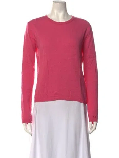 Pre-owned Frances Valentine Crew Neck Sweater In Pink