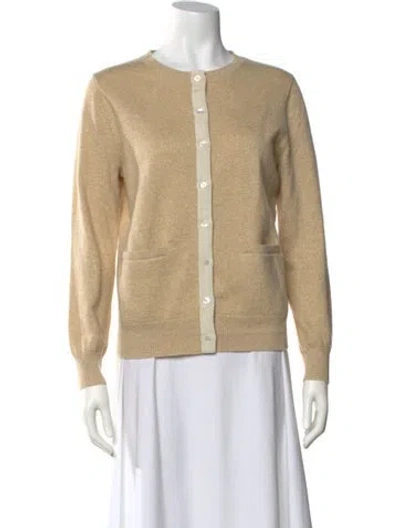 Pre-owned Frances Valentine Crew Neck Sweater W/ Tags In Neutral