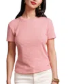Frances Valentine Crewneck T Ribbed Stripe In Multi