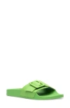 Frances Valentine Daisy Beach Slide Sandal In Green