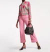 Frances Valentine Darling Cardigan In Dutch Tulip In Pink