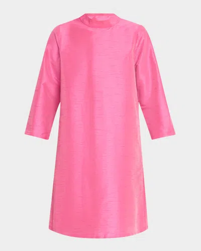 Frances Valentine Diplomat Bow Mini Dress In Pink