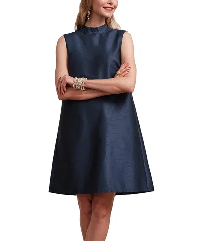 Frances Valentine Diplomat Mini Dress In Blue